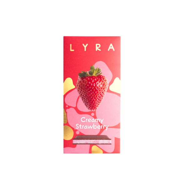 Creamy Strawberry - Mliečna čokoláda plnená jahodovým krémom